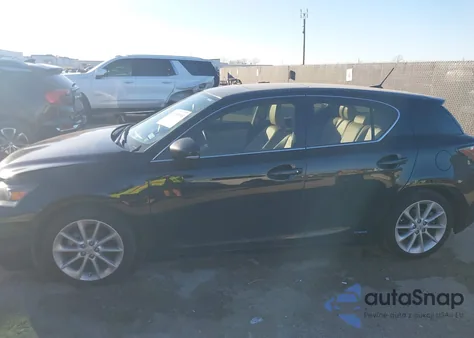 2012 Lexus Ct 200H Premium из США, поврежденный, VIN JTHKD5BH8C2085111